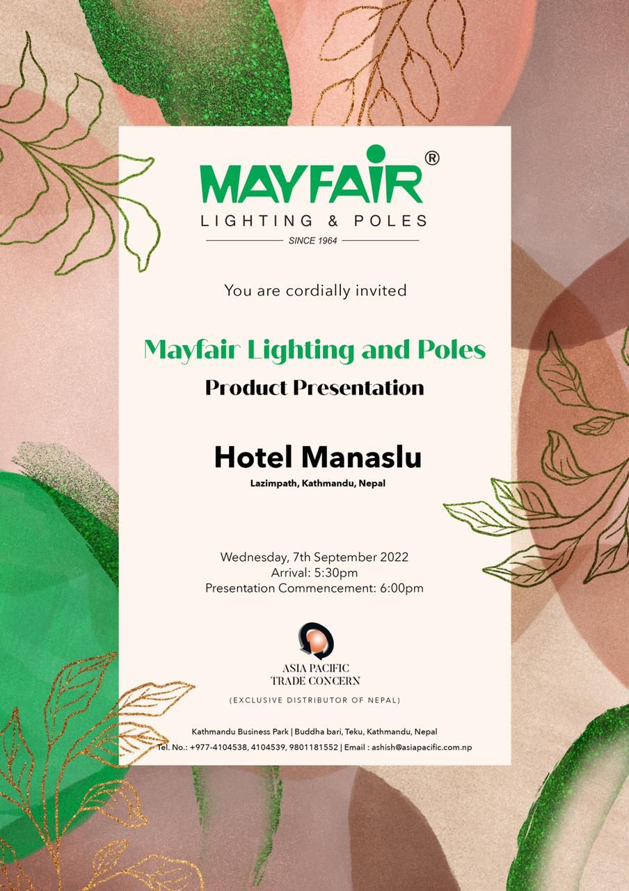 Mayfair Lighting and Poles Products Presentation