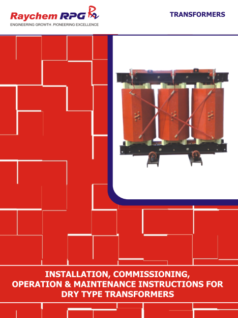 O and M Manual for Dry Type Transformer