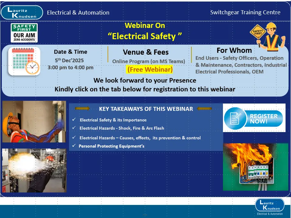 Webinar on Electrical Safety